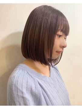 オースト ヘアー ステラ 新宿店(Aust hair Stella) ミニマムボブ☆ショコラピンク