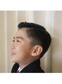 お子様きっちりスタイル