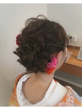 ヘアアンドケア エジェリラボ(hair&care egerie lab) 【 egerie lab. 】ゆるふわ 編み込み スタイル