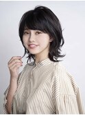 ラフな外ハネがオシャレな軽やかボブ
