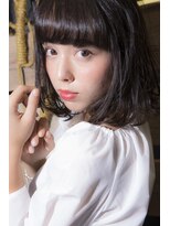 ミエルヘアーエスト 新宿店(mielhair est)&nbsp;切りっぱなし×グレージュ　【新宿】