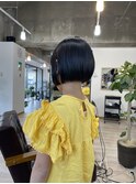 ショートボブ(軽めパッツン)