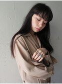 エアストレート/シースルー前髪/こなれヘア/表参道/南青山