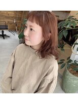 トレス(tresses) コーラルピンク×カッパーオレンジ