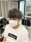マッシュ×ホワイトメッシュ×束感