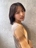 アース 三軒茶屋店(HAIR&MAKE EARTH) 三軒茶屋_レディース_ミディアム_ボブ_ブラウン_タンバルモリ