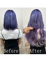 あるじゃんすー 渋谷店&nbsp;ラベンダーシルバー#シールエクステ#大人ガーリー#韓国#渋谷