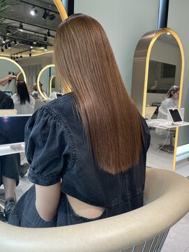 ロンドメリア 天神大名店(Lond Melia) ★前髪カタロググレーベージュレイヤーロングアッシュブラック★