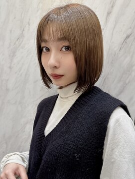 ロンドメリア 天神大名店(Lond Melia) ★小顔黒髪クラゲヘアーオリーブグレーココアベージュ髪質改善★