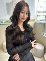 リリー(Lilley)&nbsp;松岡宏海スタイル/天神韓国風/チョコレート/姫カット/前髪/当日