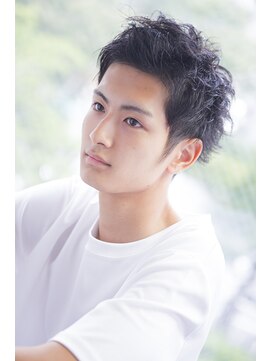 クシュ 所沢西口プロぺ通り(kusyu... ) アッシュブラック×カルマパーマ×ベリーショート×所沢