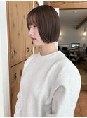 LA PENSEE / beige 田川 / ぱつっとボブ