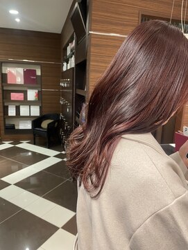 ヘアメイク アース 秋田仁井田店(HAIR & MAKE EARTH) ブリーチなしピンク