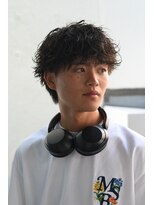 スレイ 西宮(SLAY)&nbsp;波巻きハイライトアップバングツーブロックマッシュ