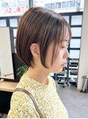 まとまる丸みショート☆ブラウンカラー【村山武史】