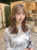 クム(kumu)&nbsp;【kumu】 艶カラー/顔周りカット/栄/名古屋