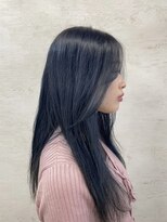 アンジェリカ(Angelica Total Beauty Lifestyle Design)&nbsp;青味ニュアンスヘアカラーロング顔まわりレイヤーカット