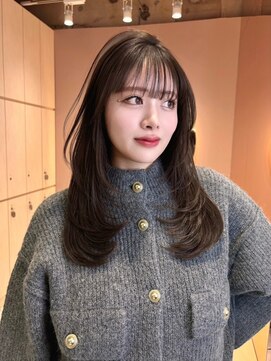 グロー 大宮(GLROW) ココアブラウンカラー ベージュカラー 艶髪 レイヤーカット