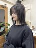 【綺麗に伸ばす】前髪カット+透明感カラー+高補修トリートメント[恵比寿]