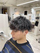 カイノオム 梅田(KAINO HOMME) 波巻き　パーマ　マッシュ　ツーブロック