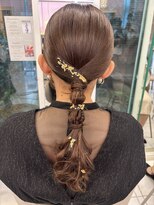 ヘアメイク マリア 福岡天神西通り(hair make MARIA) タイト編みおろし