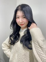 ユーフォリア 渋谷グランデ(Euphoria SHIBUYA GRANDE)&nbsp;ブルーブラック 就活カラー 暗染め AKARI