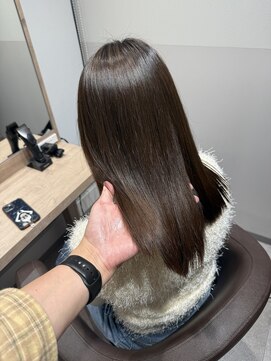 サロウィン 大宮Crest店(SALOWIN) 艶髪 縮毛矯正 ブラウンカラー