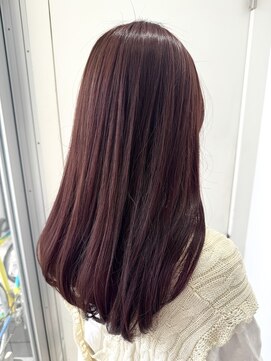 トランクヘアデザイン(TRUNK Hair Design) ピンクブラウン／ロング