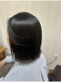 大人シンプルボブ