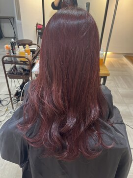 エフフォーユアヘアー(F for your hair) ワインレッドカラー