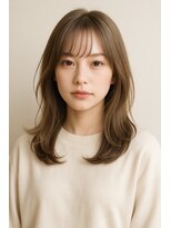 ムオン 春日原(muon)&nbsp;透明感ミルクティーベージュ