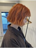 秋カラー×レイヤーボブ　抜け感◎フレンチボブ　