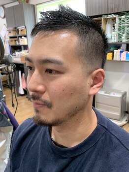 メンズ客の来店が9割＆カットに定評のあるサロン！すきバサミを使わないカットで伸びかけでも扱いやすい◎
