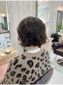 ショートボブパーマ