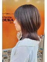 トウカ 南流山店(TOUKA)&nbsp;ウルフ ハッシュカット 外ハネ レイヤー