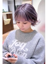 レクタ(recta)&nbsp;大人20代30代ラベンダーグレージュ外ハネボブ