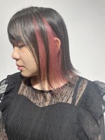 トレフ(Trefle)&nbsp;ボブ/ピンク×ブラック