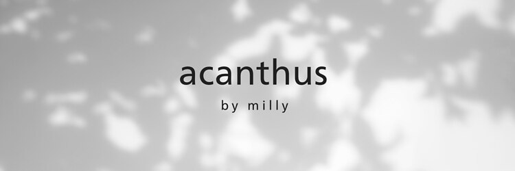 アカンサス バイ ミリー 高槻店(acanthus by milly)のサロンヘッダー