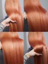 ヴァーディ オモテサンドウ(Vardy omotesando)&nbsp;orange/コーラル オレンジ ハイトーン ブリーチ モード