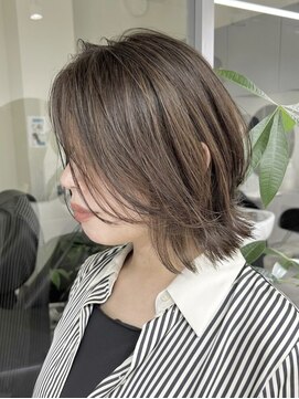 hair salon Heir【4月19日NEW OPEN(予定)】 ボブレイヤー40代50代グレイカラー白髪染め白髪ぼかし