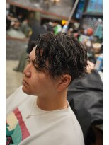 フォーコーナーズカットショップスリーセント 栄(FourCornersCutShop 3/cent)&nbsp;スパイラルパーマ