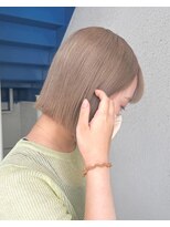 ミーム 原宿 表参道(meme)&nbsp;松本おすすめ◎ブリーチ1回で叶える艶々ミルクティーベージュ