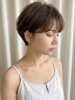 トリッカ 銀座(tricca)&nbsp;コンパクト/ショートレイヤー/ダークブラウン/ひし形ショート
