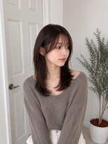 リコット 浦和美園(Liecot)&nbsp;セミロングレイヤー×モカグレージュ×韓国風×20代30代40代