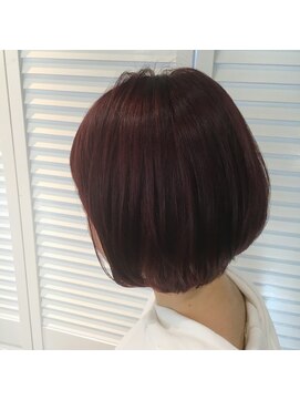エイト 沖縄豊崎店(EIGHT toyosaki) EIGHT 豊崎】お客様スタイル_斜めバングミニマムボブ