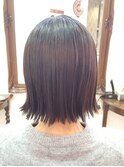 切りっぱなしボブ