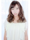 無造作カールセミロング/SWEET/上村知美