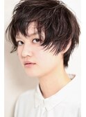 【京都AVEDA】【山科】【オーガニック】束感ショートスタイル