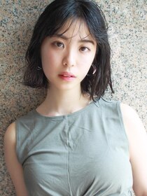 モリオ フロム ロンドン 成増店 【morio成増】耳かけ　春夏　毛先パーマ大人　ショートボブ