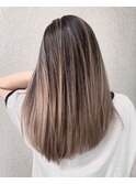 バレイヤージュハイライトブリーチダブルカラー髪質改善北浦和